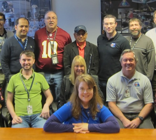 dellingr team after delivering gsfc first cubesat 500